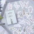 Cute cat Label Kawaii Diary Handmade Adhesive Paper Flake Japan Vintage box mini Sticker Scrapbooking Stationery. 