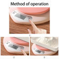 Mechanical Scale 3 Units Conversion Rechargeable Plastic Weighing Scale. 