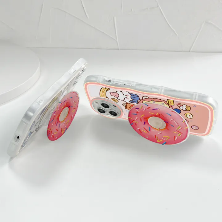 UCUC%20for%20Vivo%20Y19%20Back%20Cover%20Happy%20Cute%20Girl%20Wavy%20Phone%20Case%20With%20Free%20Holder%20Camera%20Protection%20Transparent%20TPU%20Soft%20Cover%20-%20Image%207