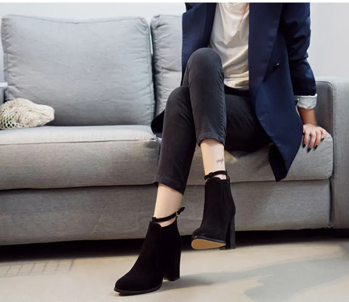 Suede%20womens%20british%20martin%20ladies%20boots%20fashionable%20design%20-%20Image%202