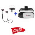 Vr Box + Magnet Wireless Headphone Combo Offer.