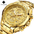 WWOOR /8868 Cross border Hot Selling Seven Needle Men's Sports Steel Belt Quartz Waterproof Watch Wholesale Manufacturer Direct Sales.