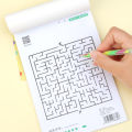 1pc Children's Concentration Maze Training Book, Primary School Students' Educational Toy for Mind Development and Attention Span Playing.
