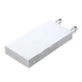 80mm Aluminum Alloy 80x40x12mm Water Cooling Water Block Heatsink Head For Liquid Cooler Fan Cooling Radiator TEC12706 TEC1-12706 Peltier Heat Sinks DIY.
