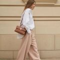 Cafune cowhide Women's vintage Briefcase stance wallet Single-shoulder crossbody portable commuter Kelly Bag. 