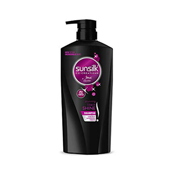 Sunsilk Stunning Black Shine Shampoo- 650mL(Made in India)