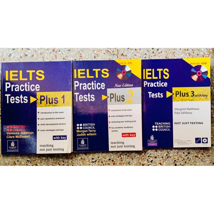 Practice Tests Plus 1-3 IELTS With Key 3 Books Set Paperback – Bangladeshi Print