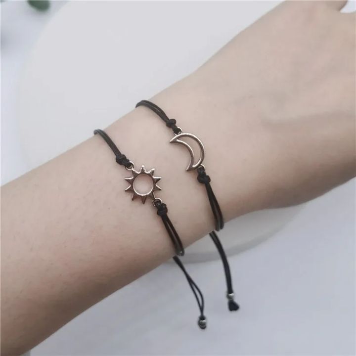 Wu's%202022%20New%20Couple%20Card%20Bracelet%20European%20and%20American%20Alloy%20Moon%20Sun%20Star%20Wax%20Wire%20Braided%20Card%20Bracelet%20Anklet%20-%20Image%205