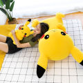 Cute Pikachu Pillow Bikachu Plush Toy Anime Large Doll Girls Girlfriends Birthday Gifts Wholesale. 