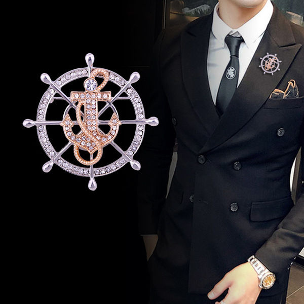 Luxury%20Stoned%20Rudder%20Wheel%20Anchor%20Brooch%20For%20Men%20&%20Women%20Fashion%20Accessories%20-%20Image%202