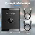 USB Switch KVM USB HUB 3.0 Switcher Selector KVM Switch. 
