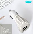 LVEIO LV-CC19 Universal Mini Aluminum Electric 2 USB Car Charger with Type-C Cable by starry. 