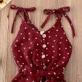 New ummer Toddler Kid Baby Girl Floral Print Bohemian Holiday trappy Romper Bodyuit Jumpuit Clothe Outfit.