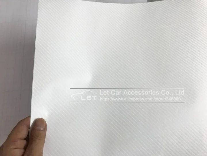 car%20styling%20new%20bright%205d%20white%20Carbon%20Fiber%20Vinyl%20film%20Colored%20Glossy%20Carbon%20Fiber%20Vinyl%20Film%20Auto%20Wrapping%20Vinyl%20Wrap%20Foil%20-%20Image%202