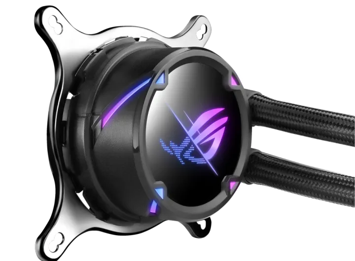 Asus%20ROG%20Strix%20LC%20II%20360%20ARGB%20All-In-One%20Liquid%20CPU%20Cooler%20-%20Aura%20Sync%20-%20LGA%201700/1200%20/115x%20and%20AMD%20AM4/TR4%20Support%20-%20Three%20ROG%20120mm%20Addressable%20RGB%20Radiator%20Fans%20-%20Image%203