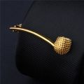Men's Metal Necktie Bar Crystal Formal Shirt Wedding Ceremony Gold Color Tie Clip Men's Party Gifts Fashion Tie Clips. 