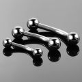 【Booming】 1PC Titanium Internal Thread Belly Bar Labret Piercing Tongue Ring Tragus Cartilage Helix Earring Conch Rook Daith Lobe Piercing.