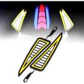 2PCS Car LED Bumper Strip COB Daytime Running Light DRL Yellow Turn Signal Lamp/DRL Strip Light With Flashing Or Body Indicator For Bike. 