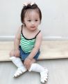 Baby Girls Camisole Cotton Striped Girls Tank Top Summer Kids Underwear Baby Undershirt Children Clothing Age For 2-8Y GE10. 
