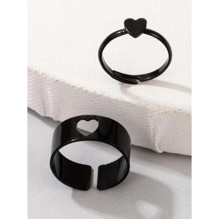 Finger Ring Heart/Moon/ Attrtive Couple Open Rings