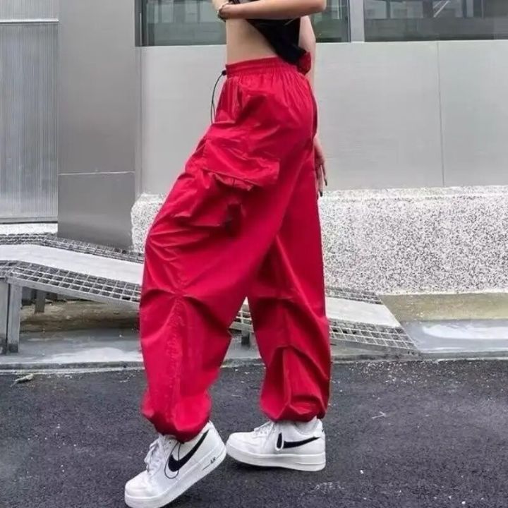 Y2K%20Women%20Cargo%20Pants%20Vintage%20Streetwear%20Baggy%20Wide%20Leg%20Sweatpants%20Casual%20Drawstring%20Pocket%20Tech%20Fashion%20Trousers%20-%20Image%206