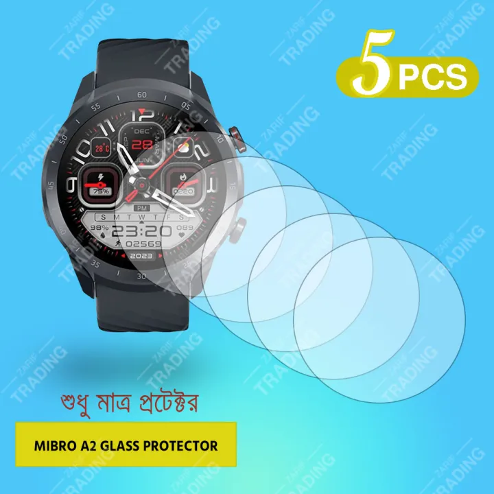 Mibro%20A2%20Screen%20Protector%20PMMA%20Soft%20Film%20&%20Tempered%20Glass%20Full%20Coverage%20HD%20Clear%20Anti%20Scratch%20Bubble%20Free%20Watch%20Protector%20-%20Image%203