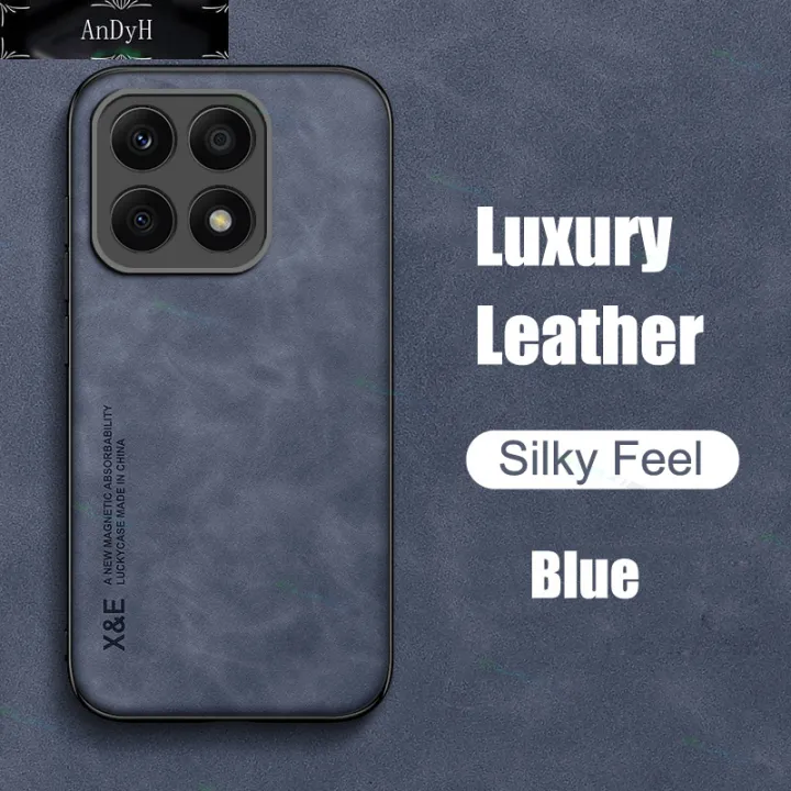 AnDyH%20For%20Honor%20X8a%20Phone%20Case%20Skin%20Feel%20Leather%20Soft%20Silicone%20All%20Inclusive%20Lens%20Cover%20Casing%20-%20Image%202