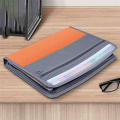 1 Piece 13 Compartments File Folder Organizer Travel Paper Organizer , Fit A4 Paper, Banknote, Document Receipt D.