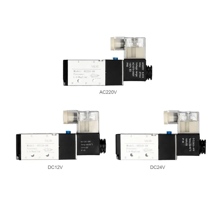 Pneumatic%20Air%20Control%20Solenoid%20Valve%20DC%2024V%20PT1/4''%205%20Way%202%20Position%20Internally%20Piloted%20Acting%20Type%20Single%20Electrical%20Control%20-%20Image%205
