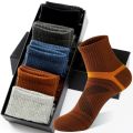 High Quality 5 Pairs Lot Men Cotton Socks Black Sports Socks Casual Run winter Socks Men Breathable Male Sock Sokken Size38-45.