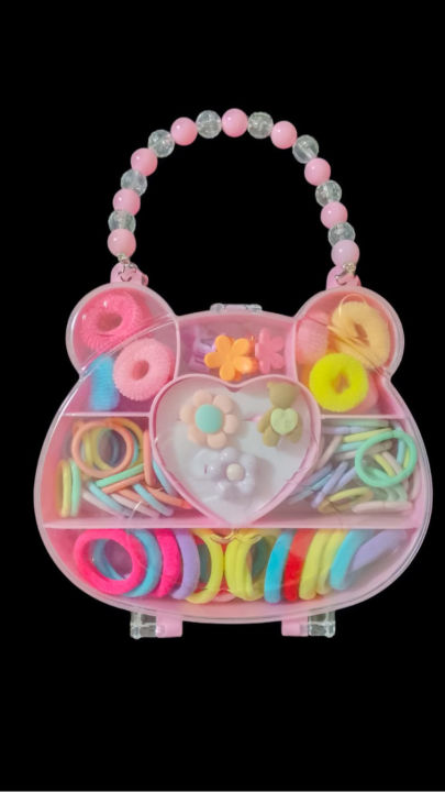 Hair Rubber Bands Children's Gift Set box