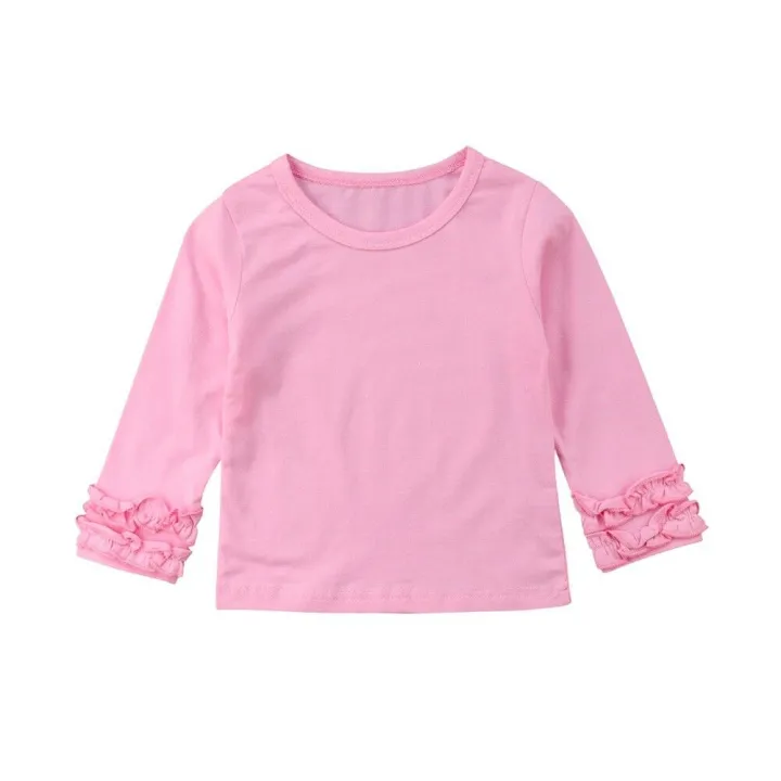 1-5Years%20Kids%20Baby%20Girl%20Ruffle%20Long%20Sleeve%20T-shirt%20Tops%20Solid%20Cotton%20Casual%20Children%20Basic%20T%20Shirts%20Girls%20Clothes%20Summer%20Autumn%20-%20Image%204