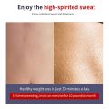 Hot Sweat Waist Slimming Fine-Tuning Zipper Belt Body Shaping Machine Weight Loss Exercise Belt Large Size Black XL.