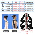 Adjustable Back Brace Posture Corrector Women Men Back Straightener Trainer for Scoliosis Hunchback Correction, Spine Support. 