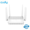 Cudy WR3000S AX3000 Gigabit Mesh Wi-Fi 6 Router -  4-Stream Dual-Band Wi-Fi 6 - 5× Gigabit Ethernet Ports - 2402 Mbps + 574 Mbps Wi-Fi - 200 Connected Devices, Cudy App, Cloud Control -  2,500 square feet coverage. 