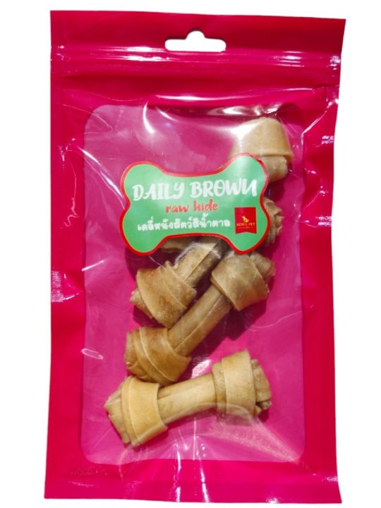 Dog Teeth Stick Snacks Puppies Large Dogs Rawhide Pressed Bone Healthy 100gm