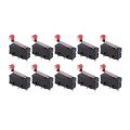 10Pcs Micro-Roller Lever Arm Open Close Limit Switch Kw12-3 Pcb Microswitch. 