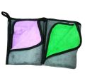 Double Layered Microfiber Cloth Floor Kitchen Gym Bedroom Car Cleaning Window Housekeeping.