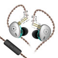 KBEAR KB06 2BA+1DD Hybrid Earphones HIFI Stage DJ Monitor Earphone Headphones With MMCX Connector Earplug Cable.