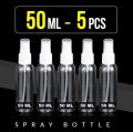 Plastic Spray Bottle 50 ml - 5 pcs. 