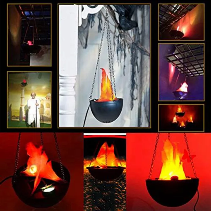 PDTYMWNG%202X%203D%20Fake-Fire%20Light,Hanging%20LED%20Flame%20Light,Artificial%20LED%20Silk%20Flame%20Stage%20Effect%20Light%20Realistic%20Campfire%20Lamp%20Prop%20-%20Image%206