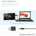 Bluetooth 5.0 Audio Receiver Transmitter 2 IN 1 RCA 3.5mmJack AUX Stereo Music USB Wireless Adapter for TV Car PC Speaker 20j29. 