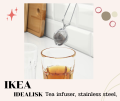 Tea infuser, stainless steel , from IKEA. 