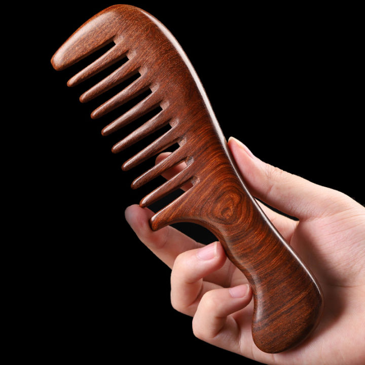 Wooden%20Salon%20Waist%20Fragrance%20Anti%20Static%20Long%20Wide%20Tooth%20Sandalwood%20Hair%20Comb%20SUPER%20BABY%20-%20Image%202