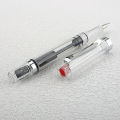 Lanbitou Transparent Fountain Pen Bent 1.0mm Hooded Nib Piston Filler Ink Pens for Writing School Office Supplies Stationery.