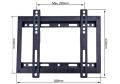 Wall Mount For LED TV, Monitor 14" to 42". 