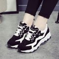2024 spring new Korean version of low-top college style color-blocking, comfortable, wear-resistant casual sneakers, running shoes, women's 816. 