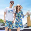 Beach Couple's Outfit Summer Suit Thailand Travel Sanya Honeymoon Seaside Vacation FatmmPlus size beach dress. 