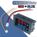 0.28 inch Mini Digital Voltmeter Ammeter DC 100V 10A Panel Amp Volt Current Meter Tester 0.28 Inch Blue Red Dual LED Display. 
