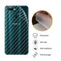 Oppo F9 Carbon Fiber Textured Back Screen Sticker. 